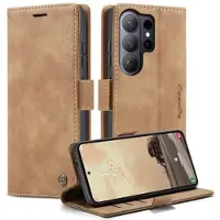 CASEME Samsung Galaxy S26 Ultra 013 Series Plånboksfodral - Brun