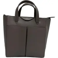 ANYA HINDMARCH Mini Nevis Tote-väska i grå kalvskinn