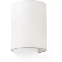 Faro Vägglampa , Cotton, dimbara, Beige, Vardagsrum, Tyg / textil, Modern