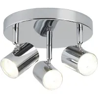 Searchlight LED taklampa Rollo, Förkromad / silver, Vardagsrum / matsal, Metall, Modern, LED-taklampa