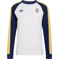 Adidas Real Madrid T-Shirt OG - Vit/Navy Långärmad - , storlek Medium