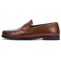 Martinelli för män. 1623-2760C Forthill 1623 Läder Loafers brun (46), Hud, Karta, 1 till 3 cm, Ingen, Casual, Parti, Klassisk
