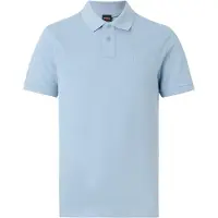 BOSS Stretch-cotton slim-fit polo shirt with logo patch
