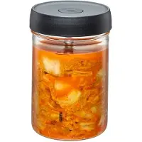 GEFU NATIVO, Grönsaker, 1 l, Glas, Plast, Transparent, 180 mm, 870 g