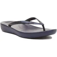 Fitflop tm Iqushion Ergonomiska Kvinnors Midnight Navy Flip-Flops