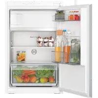 Bosch Serie | 2 KIL22NSE0 - Kylskåp med frysfack - inbyggd - fördjupning - bredd: 56 cm - djup: 55 cm - höjd: 88 cm - 119 liter - Klass E