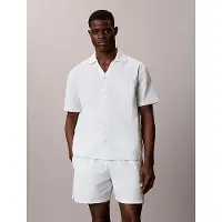 Calvin Klein Cotton Seersucker Pyjama Top
