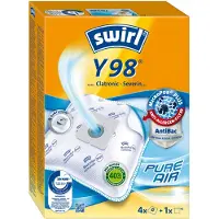 Swirl Y 98, Dammpåse, Vit, Dirt Devil, Hoover, Severin, 4 styck