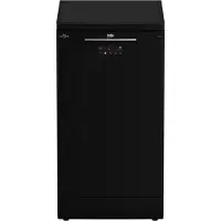Beko b300 BDFS15021B - Diskmaskin - Fördjupning - bredd: 45 cm - djup: 57 cm - höjd: 82 cm - svart