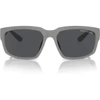 Giorgio Armani AX4142SU Mattgrå 61 Solglasögon för Herrar,