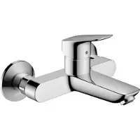 Hansgrohe Logis en-grepps handfatblandare m/ vägg, krom