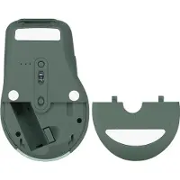 Asus SmartO MD200 Silent Plus - Mus - optisk - 6 knappar - trådlös - 2.4 GHz, Bluetooth - grönt te latte