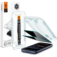 Spigen iPhone 16 Pro/17/17 Pro Glas.tR Ez Fit Privacy Skärmskydd - 9H - 2 St.