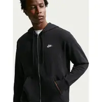 Nike Sweatjacka 'Club Fleece' svart
