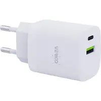 Verico Mojo 30W GaN 2 USB-laddare 30 W 1x USB-A, 1x USB-C Vit Inomhus