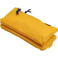 Oxford dubbelt slammerfodral, polyester, gul återvinningsbar, färger som matchar college blocks, - 1 st (400169968)