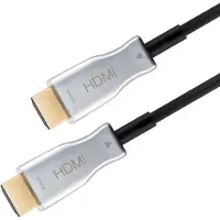 Goobay Optisk hybrid HDMI-kabel med ultrahög hastighet och Ethernet (AOC)
