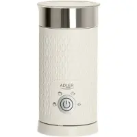 Adler AD 4495, Automatisk mjölkskummare/värmare, Beige, 130 ml, 300 ml, Varm & Cold, Knappar