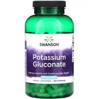 Swanson Health Kaliumglukonat, 99 mg, 250 kapslar