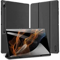 DUX Domo Samsung Galaxy Tab S8 Ultra Tri-Fold Foliofodral - Svart