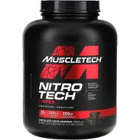 Muscletech , Nitro Tech Riven, Lean Protein + Vikt Förlust, Choklad Fudge Brownie, 4,01 lbs (1,82 kg)