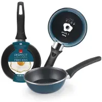 Jamon Poêle - IBILI - 14 cm - Acier émaillé vitrifié - Antiadhésif 2 couches - Compatible induction