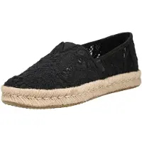 Toms Alpargata Rope 2.0 Skor i Bomull För Kvinnor Svarta Espadrillos