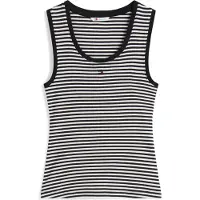 Tommy Hilfiger Topp 'Essential' svart / vit