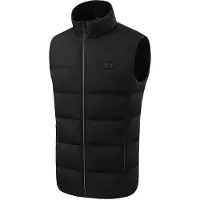 INF Värmeväst med 9 värmezoner Svart 4XL
