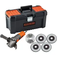 Black & Decker Vinkelslip BEG220KA5-QS; 900 W; 125 mm