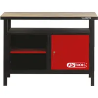 Ks Tools 8650001 Arbetsbänk (B x H x D) 1200 x 840 x 600 mm Svart, Röd