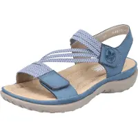 Rieker Sandal rökblå / duvblå / vit