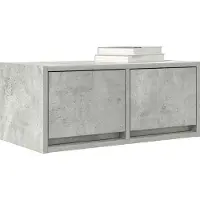 vidaXL TV-bänk betonggrå 60x31x25,5 cm konstruerat trä