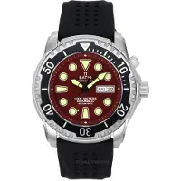 Ratio FreeDiver Version 02 Helium Safe 1000M Safir Automatisk Röd Urtavla 1068HA90-34VA-RED-V02 Herrklocka röd
