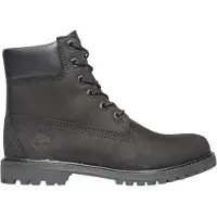 Timberland för kvinnor. TB18658A0011 Läderstövlar 6 tum svart (36 W), Hud, Karta, Nyckelband, Casual