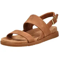 Toms Marin Sandal Polyuretan Kvinnor Brunt Socker Sandaler