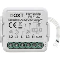 Usorteret OXT WiFi TUYA mini-relästyrning, 3 kretsar