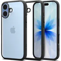 Spigen Ultra Hybrid-fodral för iPhone 17 - matt svart