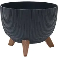 Garden OSLO STRIPE LA957-82 Planteringsfat Polypropylen Antracit