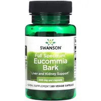 Swanson Health , Full Spektrum Eucommia Bark, 400 mg, 60 Veggie kapslar