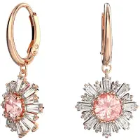 Swarovski Sunshine Cirkulära Zirkoniaörhängen Damörhängen Rosa 5642965 Box (Random Color)