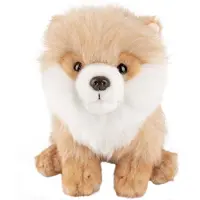 Living Nature Gosedjur - 28x17 cm - Pomeranian - Beige - - One Size - Gosedjur