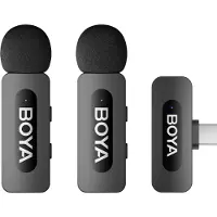 Boya BY-V20 (V2.0), Fastklämbar mikrofon, 20 - 16000 hz, 80 dB, Trådlös, USB, 100 m