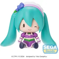 SEGA Up Karaktär Vokal Serie 01: Hatsune Miku Fuwa Petit Chibi Hatsune Miku X Love And Berry Dress And Dance! Glittrande Lila Minifigur 8 Cm