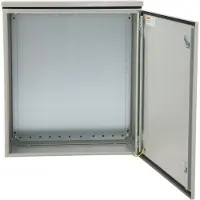Vevor Elkapsling, 60x60x30 cm, UL-certifierad NEMA 4 Utomhuskapsling, IP65 Vattentät och dammtät Kallvalsad Kopplingsdosa i Kolstål med gångjärn för utomhusbruk inomhus, med regnskydd