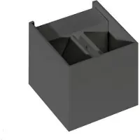 Azzardo Vägglampa vägg grå AZ0957 GAMBINO, LED