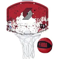 Wilson Mini Hoop Portland Trailblazers WTBA1302POR röd One size