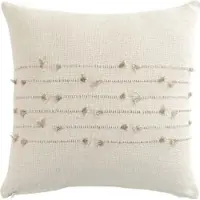 Douceur D`Interieur dekorationskudde GOLDEN SUNSET, gräddvit 40x40