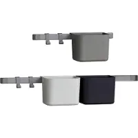 Leander Förvaring - 3 st./1 Long Rail/1 Kort Rail - Dusty - - One Size - Förvaring