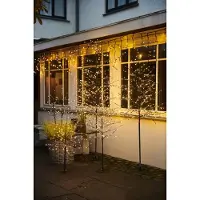 Sirius Home Alex ljusslinga, brun, 30 lampor, LED, batteri AA